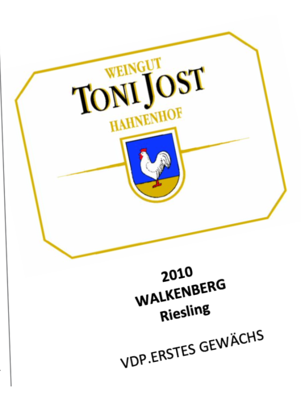 TONI JOST WALKENBERG ERSTE GEWACHS 10 (75 CL. Y MAGNUM)